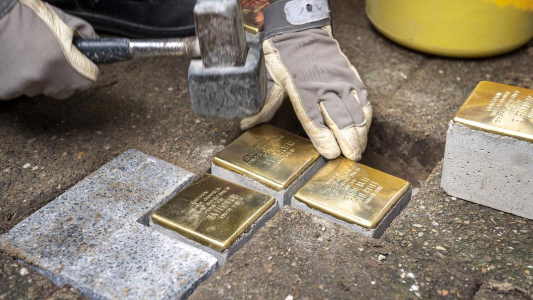 Leggen van Stolpersteine